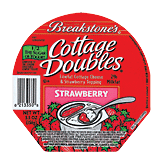 Breakstone's&nbsp;Cottage Cheese & Topping&nbsp;Cottage Doubles Strawberry Lowfat Full-Size Picture